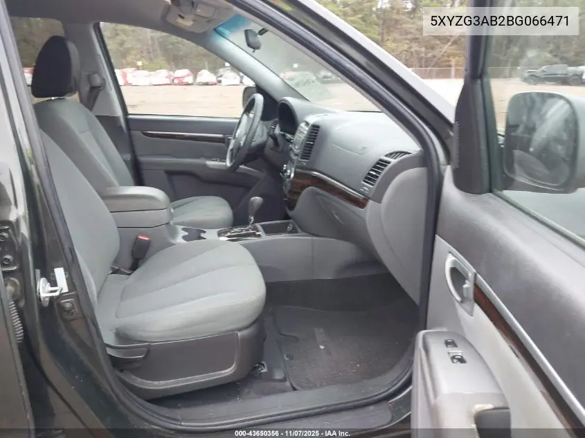 5XYZG3AB2BG066471 2011 Hyundai Santa Fe Gls