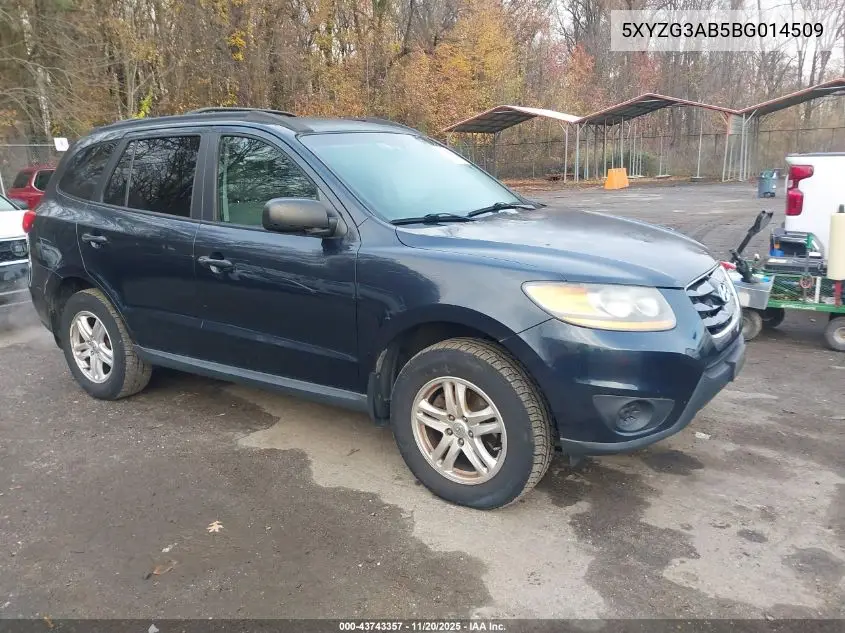 5XYZG3AB5BG014509 2011 Hyundai Santa Fe Gls