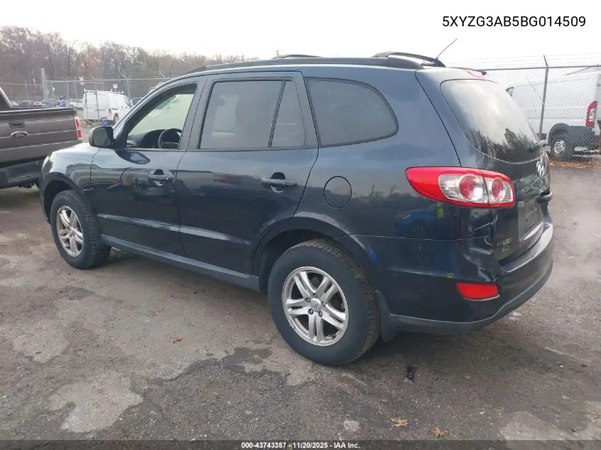 5XYZG3AB5BG014509 2011 Hyundai Santa Fe Gls