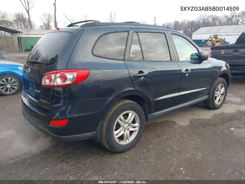 5XYZG3AB5BG014509 2011 Hyundai Santa Fe Gls