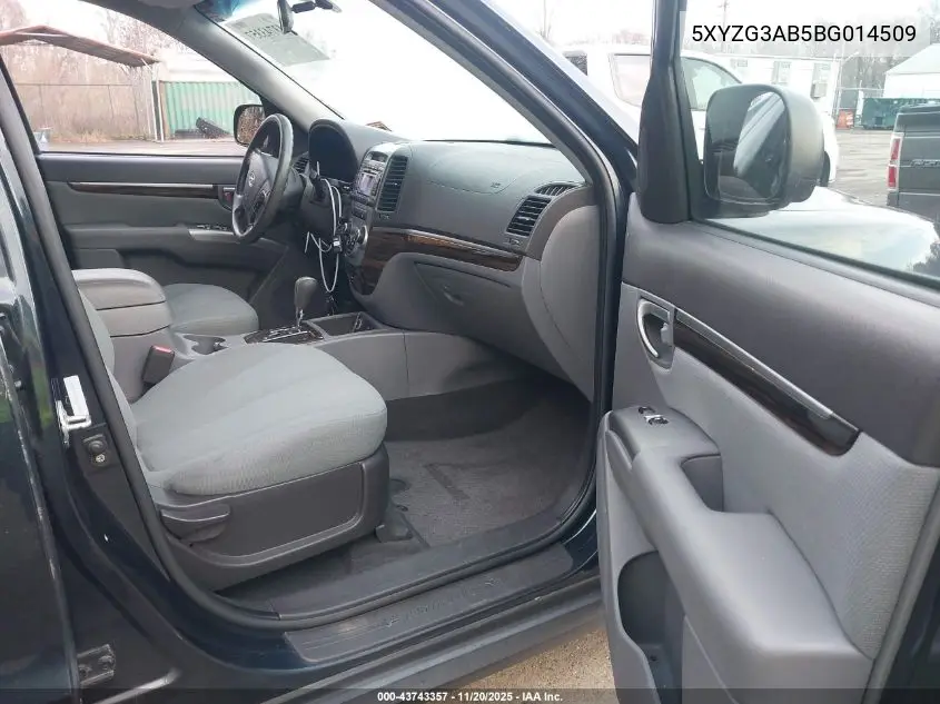 5XYZG3AB5BG014509 2011 Hyundai Santa Fe Gls