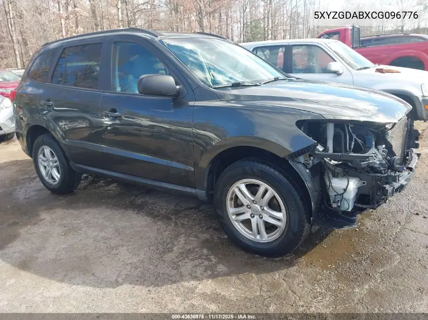 5XYZGDABXCG096776 2012 Hyundai Santa Fe Gls
