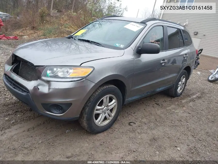 5XYZG3AB1CG161458 2012 Hyundai Santa Fe Gls