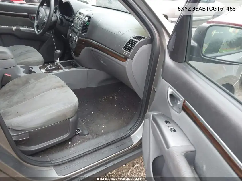 5XYZG3AB1CG161458 2012 Hyundai Santa Fe Gls
