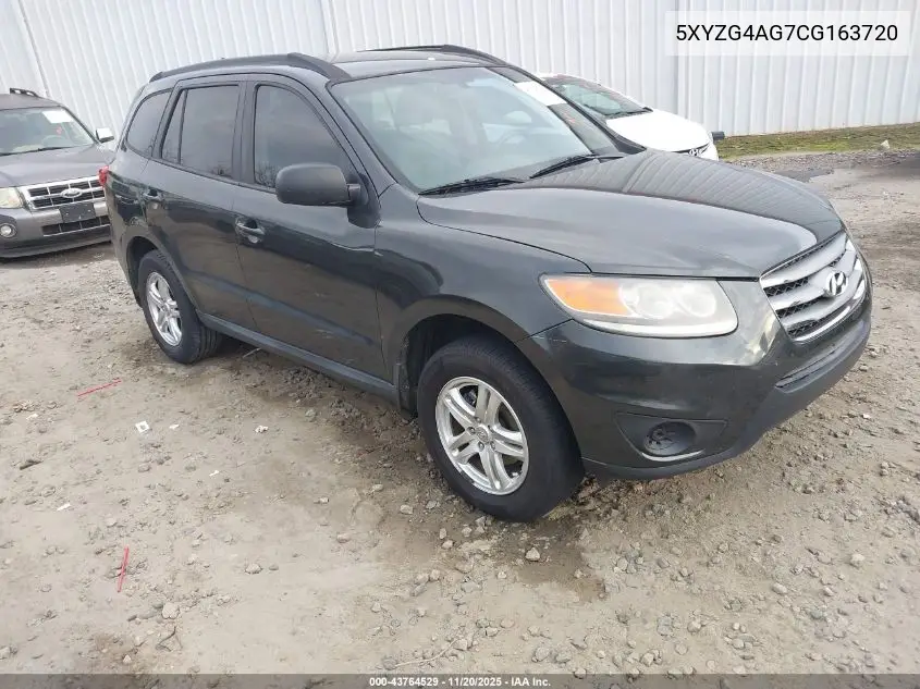 5XYZG4AG7CG163720 2012 Hyundai Santa Fe Gls V6