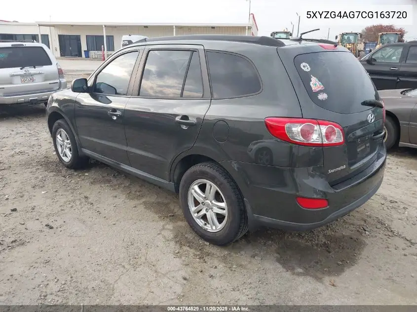 5XYZG4AG7CG163720 2012 Hyundai Santa Fe Gls V6