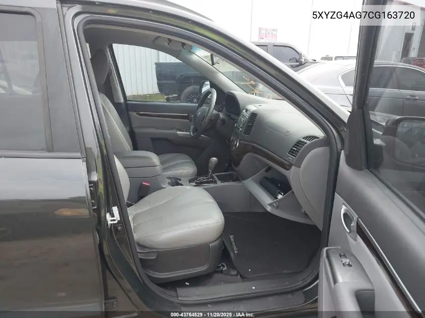 5XYZG4AG7CG163720 2012 Hyundai Santa Fe Gls V6