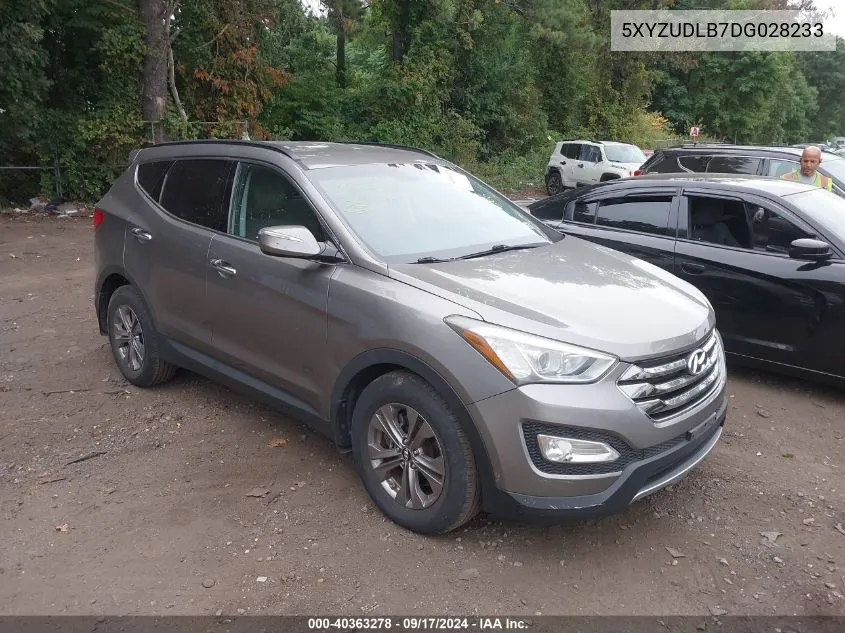 2013 Hyundai Santa Fe Sport VIN: 5XYZUDLB7DG028233 Lot: 40363278