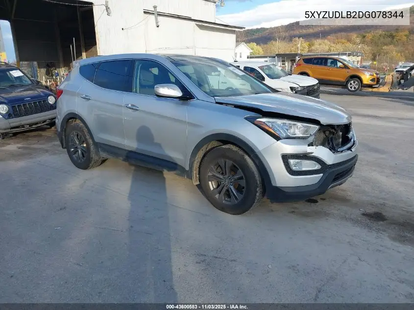 5XYZUDLB2DG078344 2013 Hyundai Santa Fe Sport