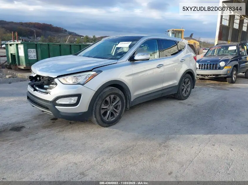5XYZUDLB2DG078344 2013 Hyundai Santa Fe Sport