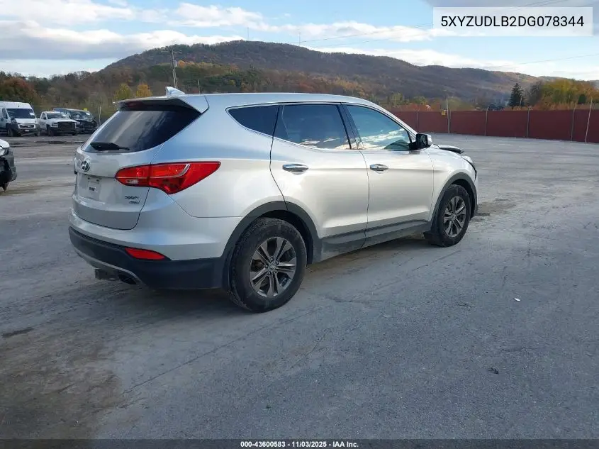 5XYZUDLB2DG078344 2013 Hyundai Santa Fe Sport