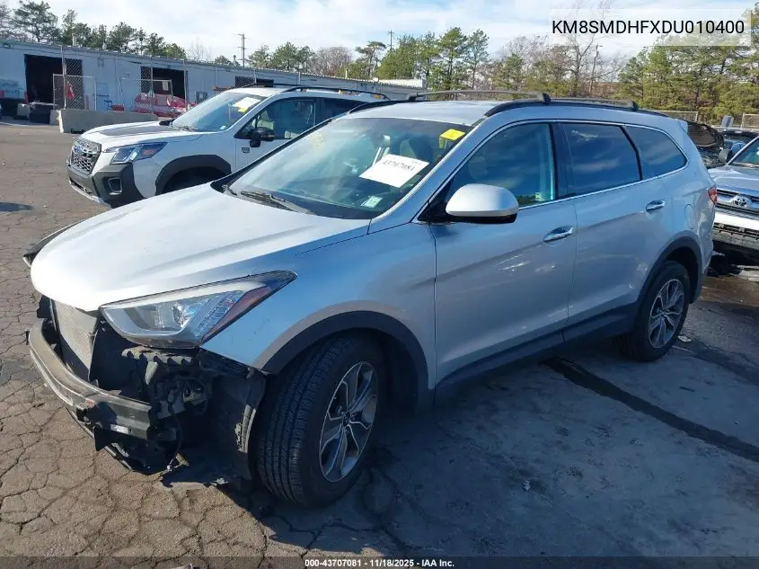 KM8SMDHFXDU010400 2013 Hyundai Santa Fe Gls