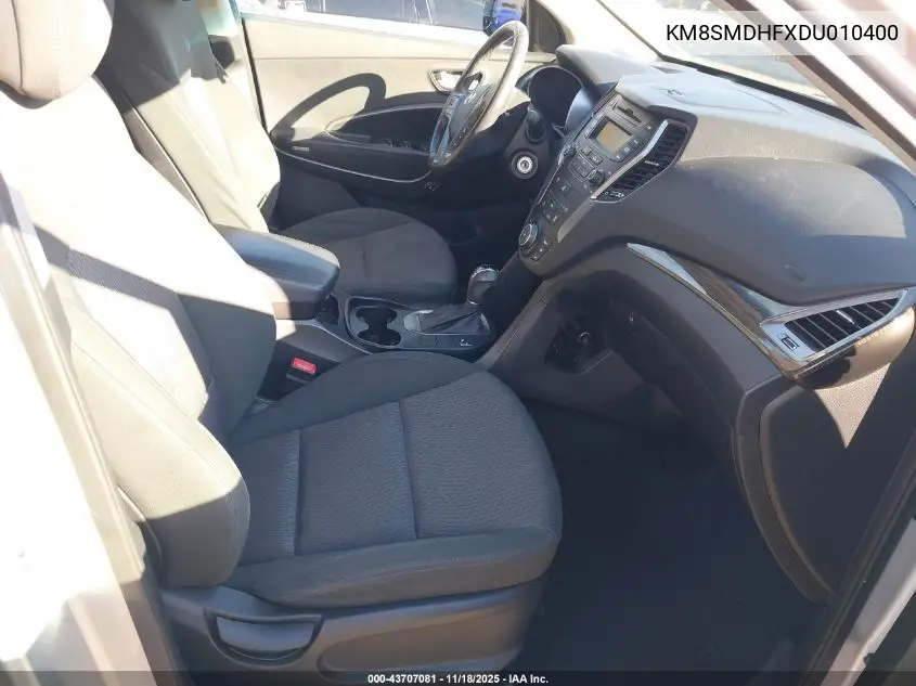 KM8SMDHFXDU010400 2013 Hyundai Santa Fe Gls