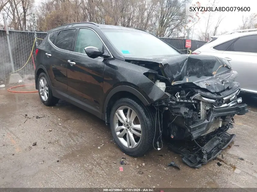 5XYZU3LA8DG079600 2013 Hyundai Santa Fe Sport 2.0T