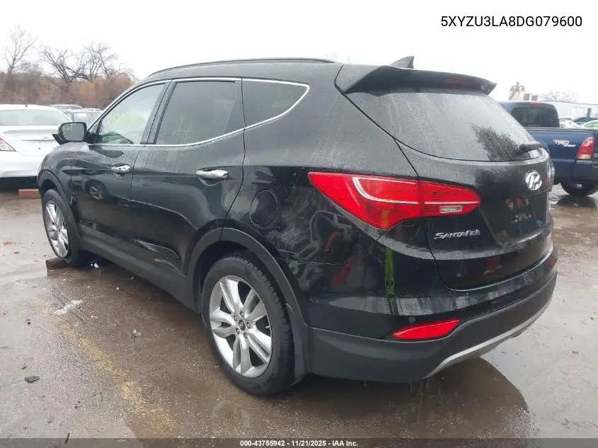 5XYZU3LA8DG079600 2013 Hyundai Santa Fe Sport 2.0T