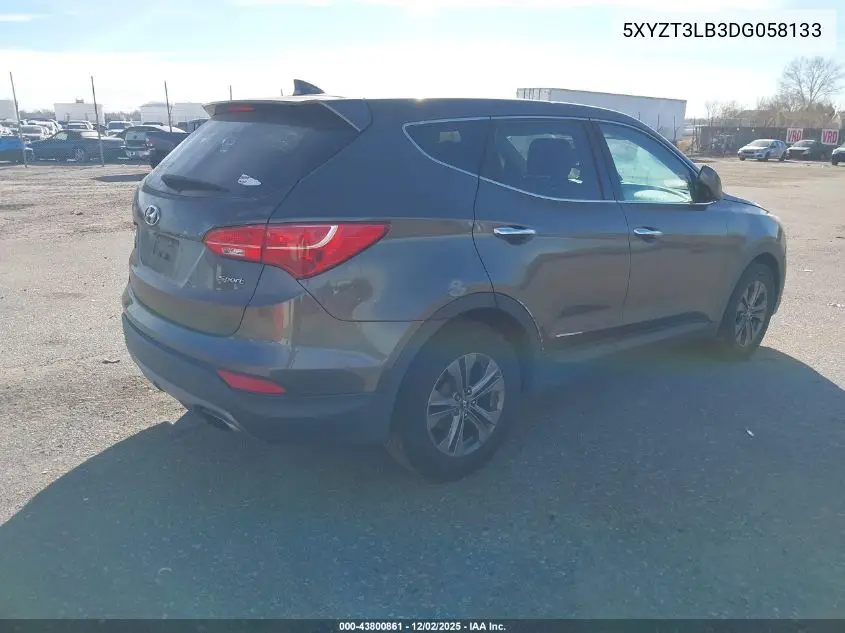 5XYZT3LB3DG058133 2013 Hyundai Santa Fe Sport