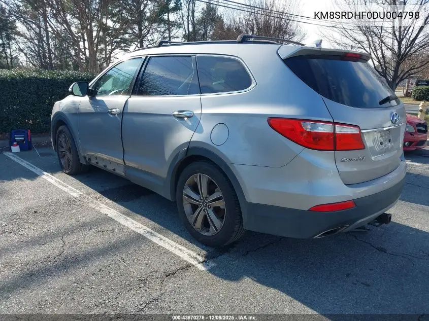 KM8SRDHF0DU004798 2013 Hyundai Santa Fe Limited