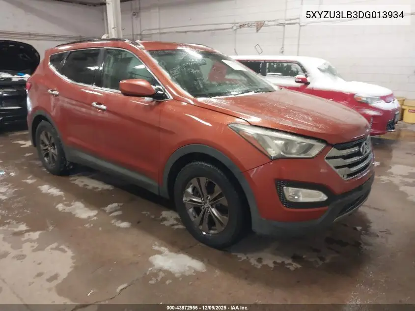 5XYZU3LB3DG013934 2013 Hyundai Santa Fe Sport