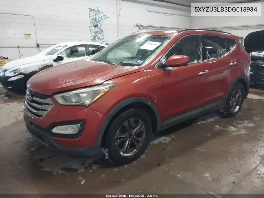 5XYZU3LB3DG013934 2013 Hyundai Santa Fe Sport