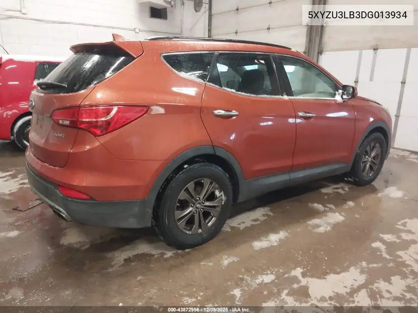 5XYZU3LB3DG013934 2013 Hyundai Santa Fe Sport
