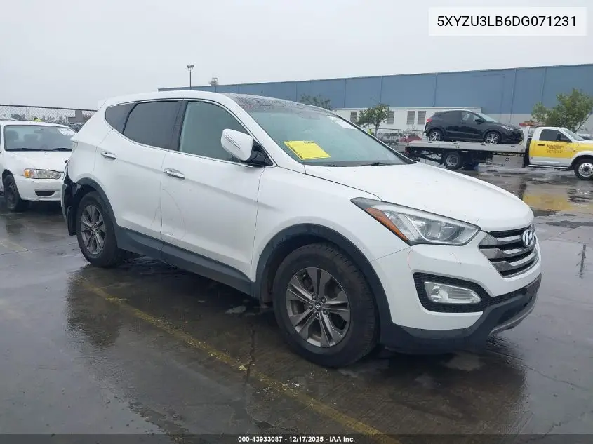 5XYZU3LB6DG071231 2013 Hyundai Santa Fe Sport
