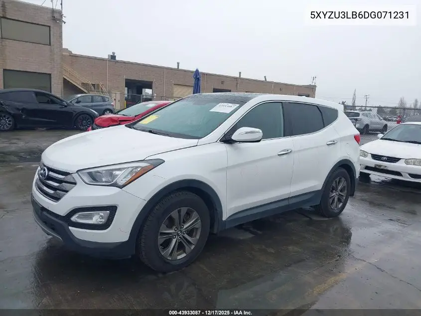 5XYZU3LB6DG071231 2013 Hyundai Santa Fe Sport