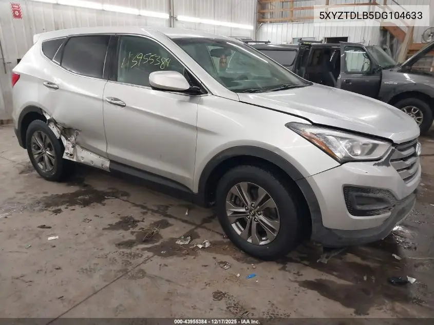 5XYZTDLB5DG104633 2013 Hyundai Santa Fe Sport