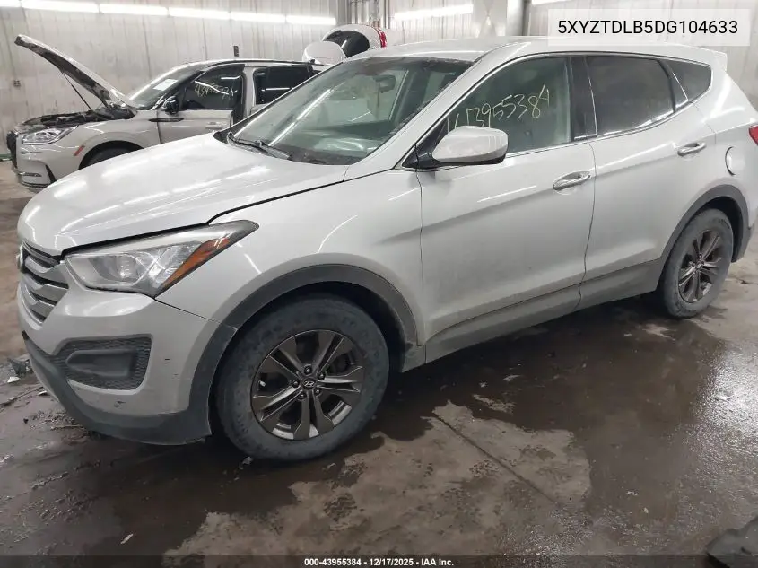 5XYZTDLB5DG104633 2013 Hyundai Santa Fe Sport
