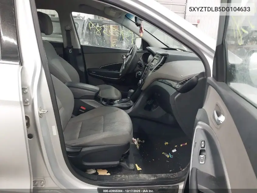 5XYZTDLB5DG104633 2013 Hyundai Santa Fe Sport
