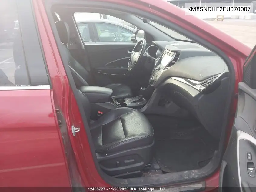 KM8SNDHF2EU070007 2014 Hyundai Santa Fe Gls