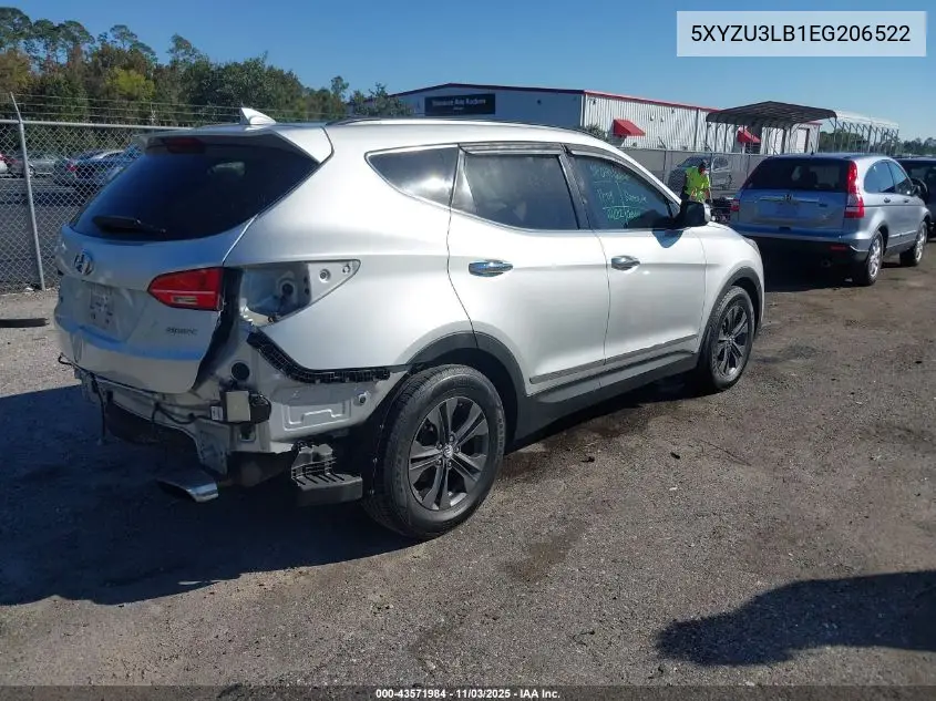 5XYZU3LB1EG206522 2014 Hyundai Santa Fe Sport 2.4L