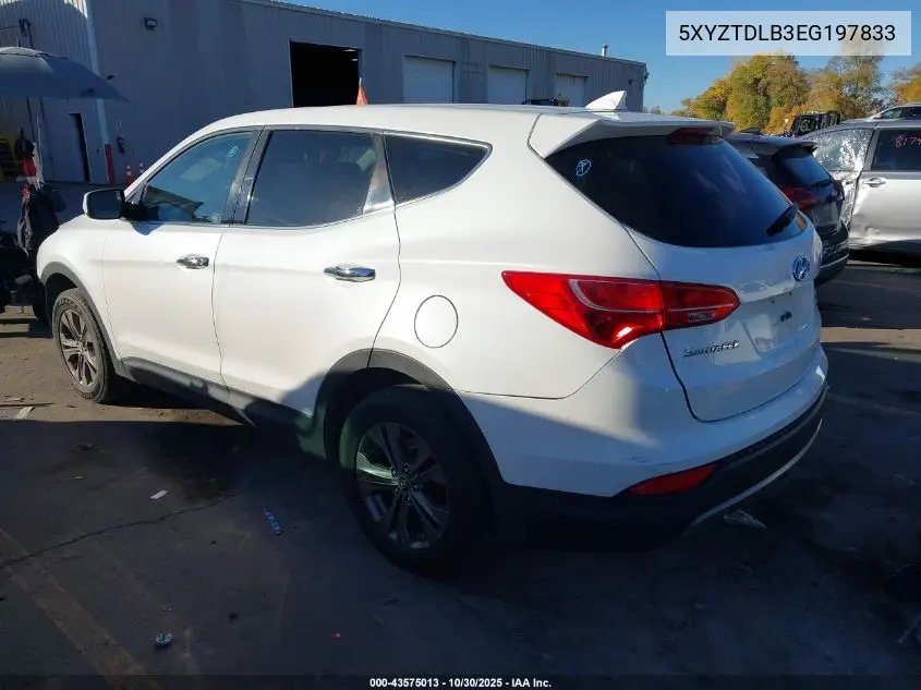 5XYZTDLB3EG197833 2014 Hyundai Santa Fe Sport 2.4L