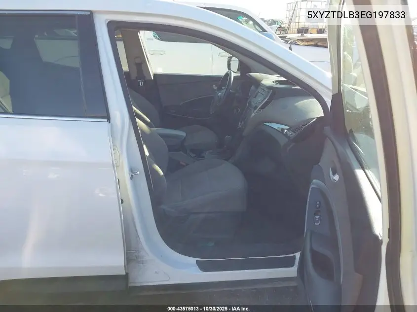 5XYZTDLB3EG197833 2014 Hyundai Santa Fe Sport 2.4L