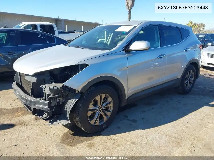 5XYZT3LB7EG203448 2014 Hyundai Santa Fe Sport 2.4L