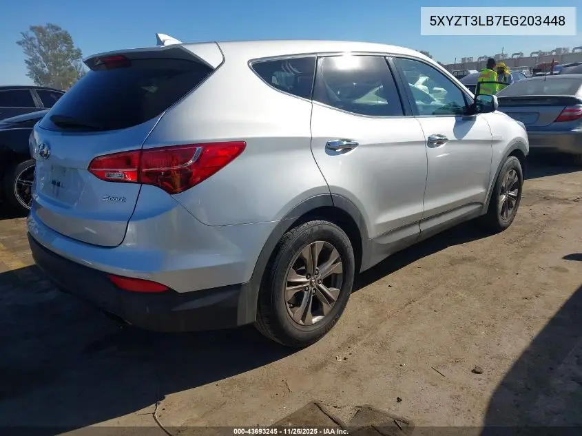 5XYZT3LB7EG203448 2014 Hyundai Santa Fe Sport 2.4L