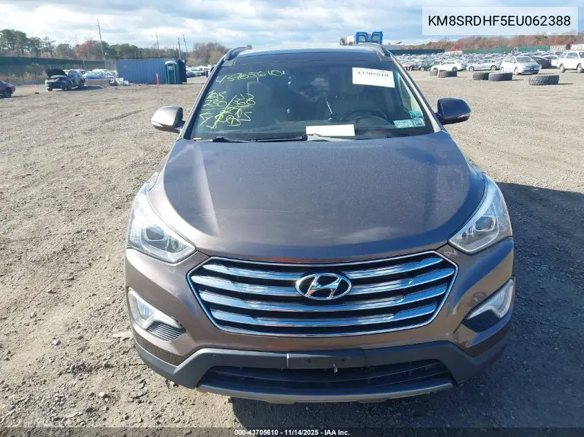 KM8SRDHF5EU062388 2014 Hyundai Santa Fe Limited