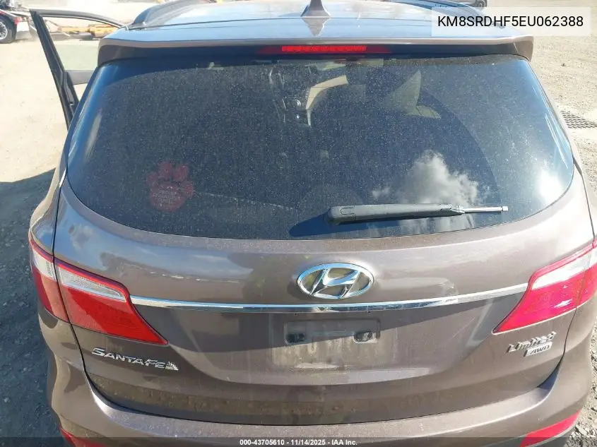 KM8SRDHF5EU062388 2014 Hyundai Santa Fe Limited