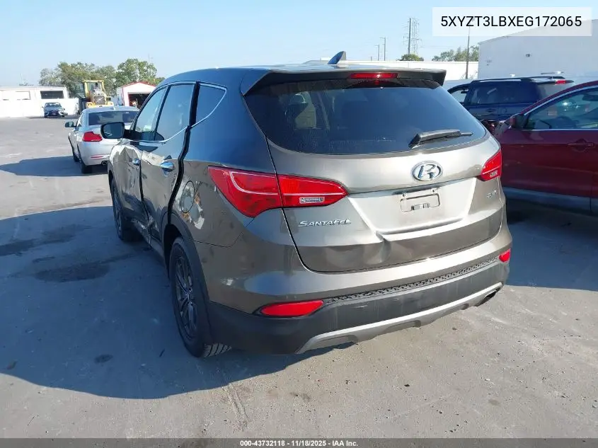 5XYZT3LBXEG172065 2014 Hyundai Santa Fe Sport 2.4L