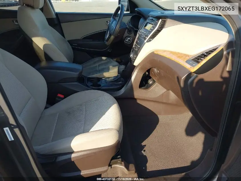 5XYZT3LBXEG172065 2014 Hyundai Santa Fe Sport 2.4L