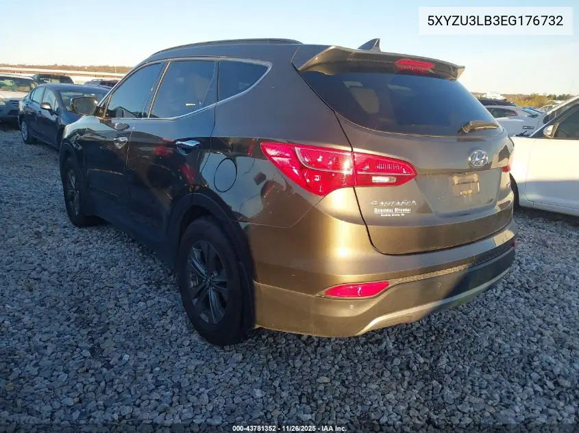 5XYZU3LB3EG176732 2014 Hyundai Santa Fe Sport 2.4L