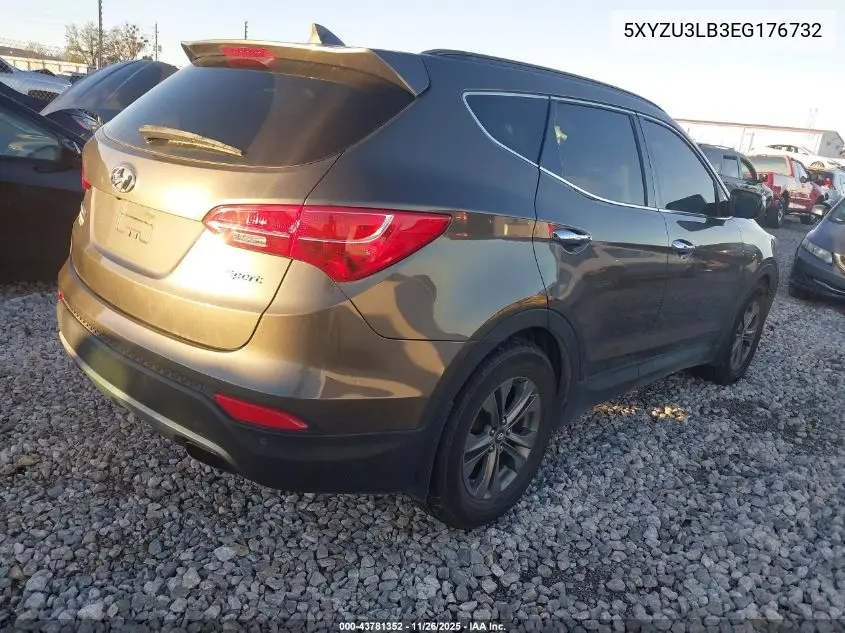 5XYZU3LB3EG176732 2014 Hyundai Santa Fe Sport 2.4L