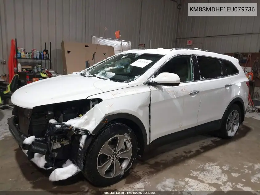 KM8SMDHF1EU079736 2014 Hyundai Santa Fe Gls