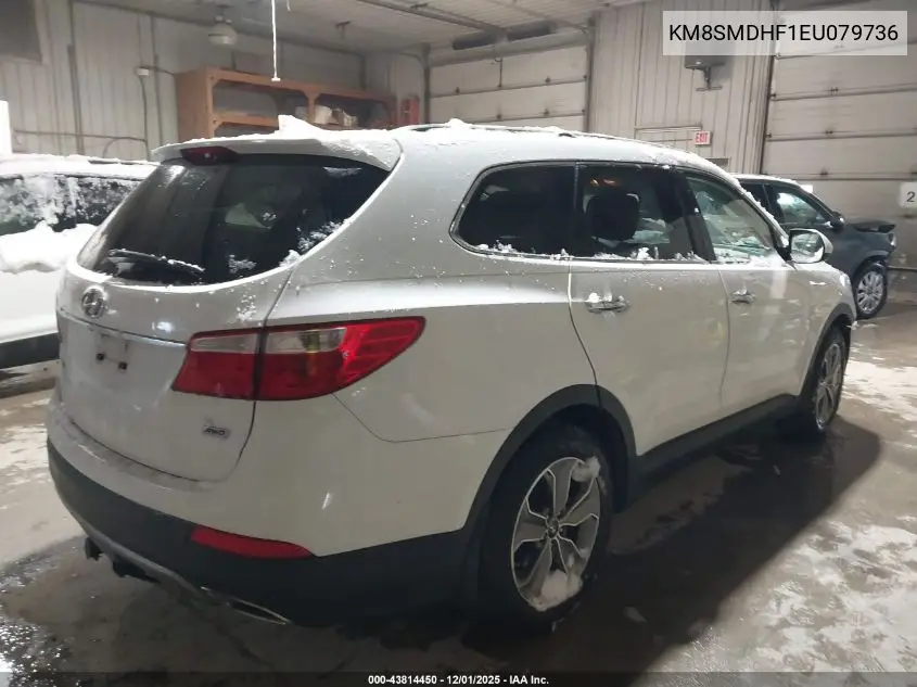 KM8SMDHF1EU079736 2014 Hyundai Santa Fe Gls