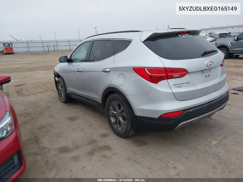 5XYZUDLBXEG165149 2014 Hyundai Santa Fe Sport 2.4L