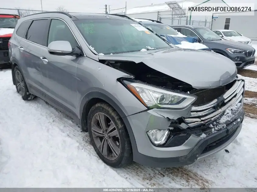 KM8SRDHF0EU086274 2014 Hyundai Santa Fe Gls