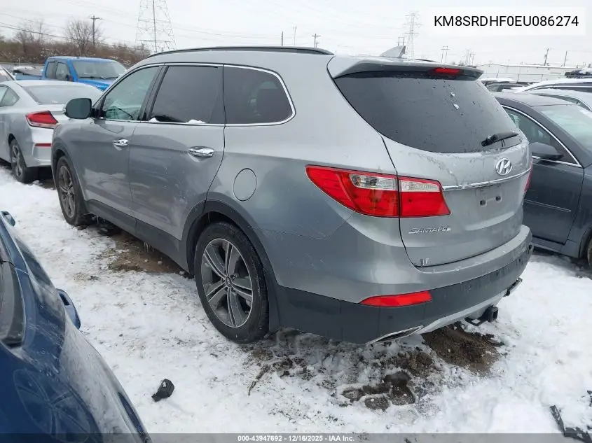 KM8SRDHF0EU086274 2014 Hyundai Santa Fe Gls