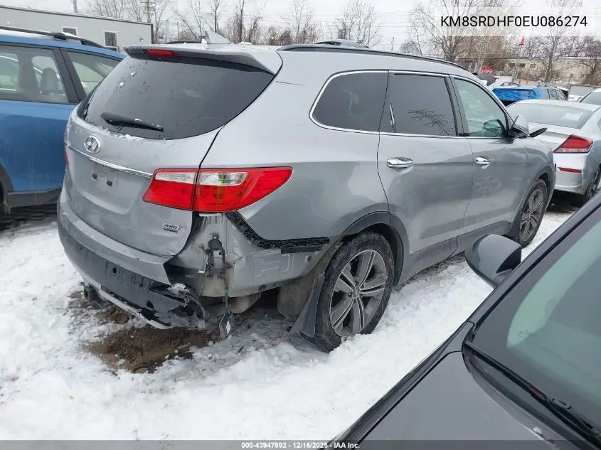 KM8SRDHF0EU086274 2014 Hyundai Santa Fe Gls