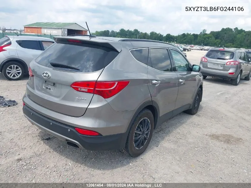 5XYZT3LB6FG244106 2015 Hyundai Santa Fe Sport 2.4 Base