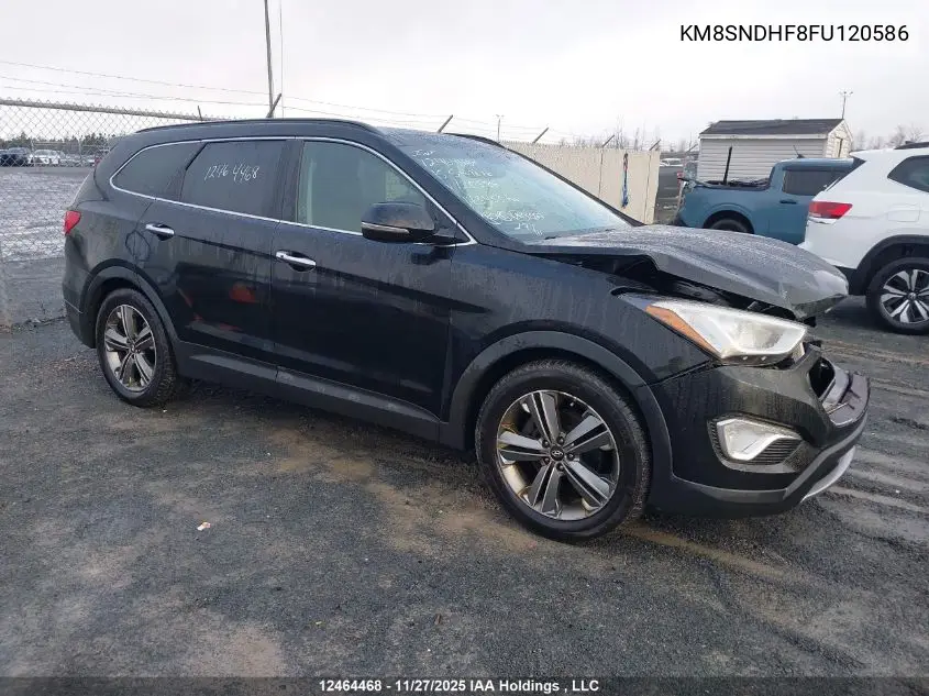 KM8SNDHF8FU120586 2015 Hyundai Santa Fe Gls/Limited