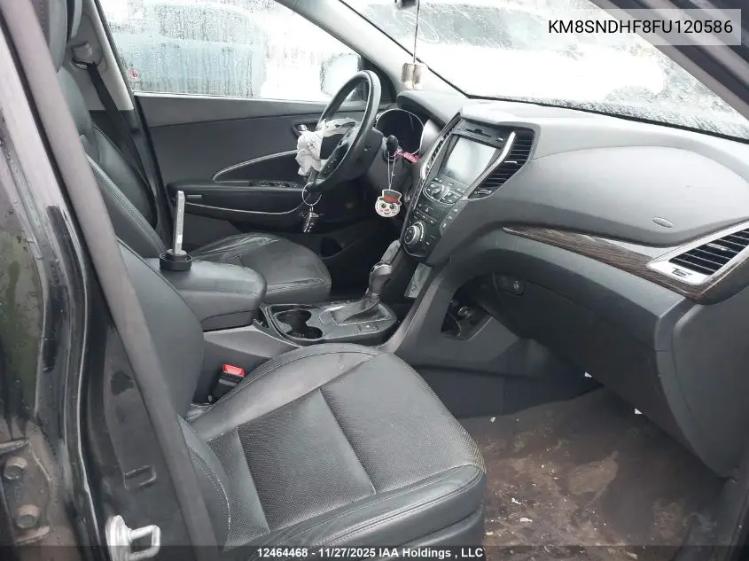 KM8SNDHF8FU120586 2015 Hyundai Santa Fe Gls/Limited